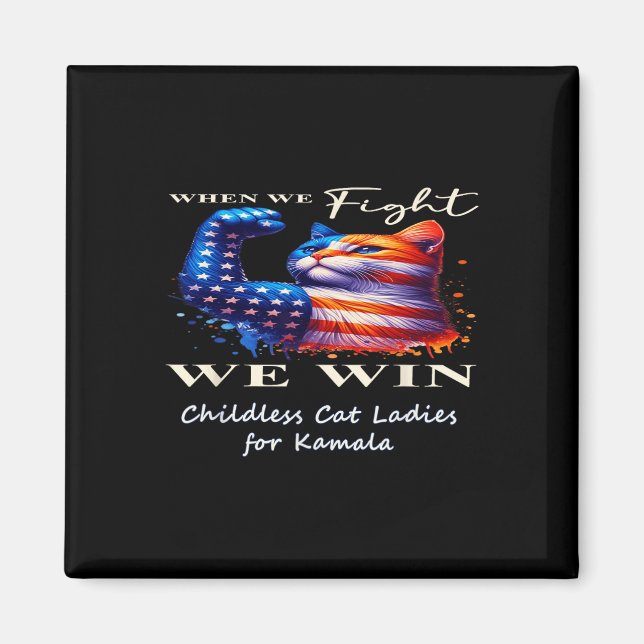 Imán Gato patriótico (Frente)