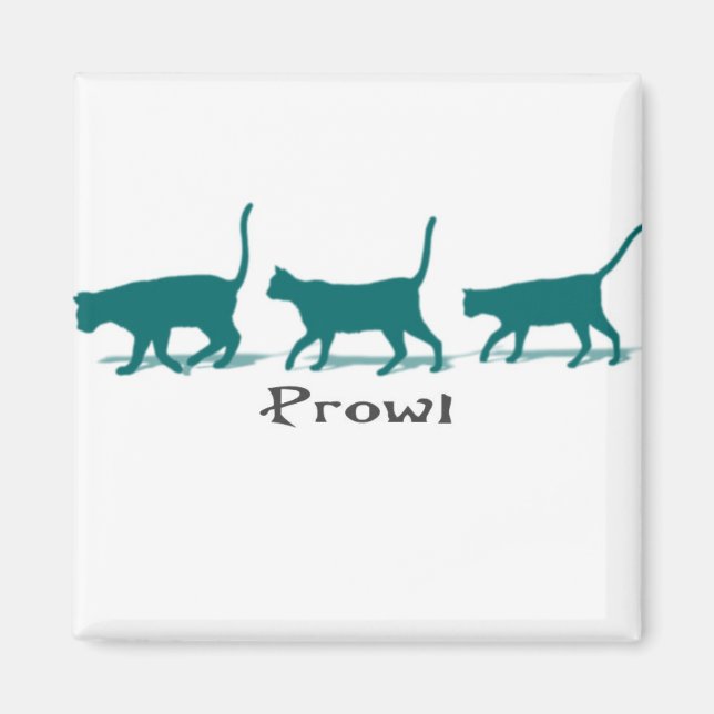 Imán Gato Prowl Magnet (Frente)