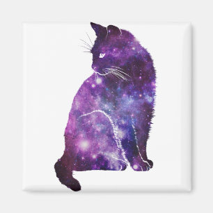 Imán Gato púrpura de la nebulosa del espacio