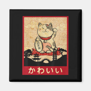Imán Gato Ramen Bowl Anime Noodles japoneses Kawaii Nek