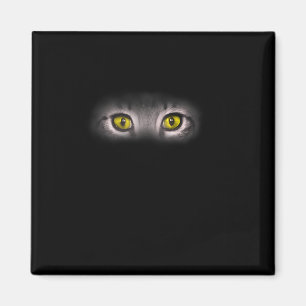 Imán Gato realista mira el arte gráfico cursi Kitty Fel