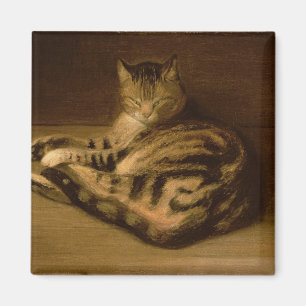 Imán Gato reclinado, 1898