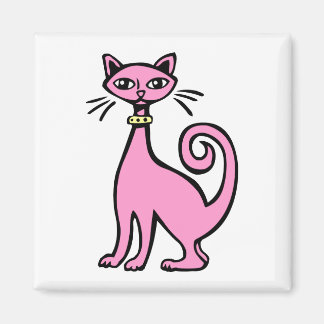 Imán Gato retro - Personalizado