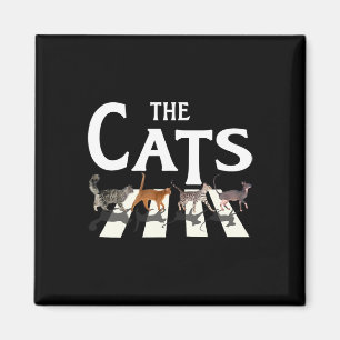 Imán Gato Rock Música Graciosa Gato Amante Regalos Para