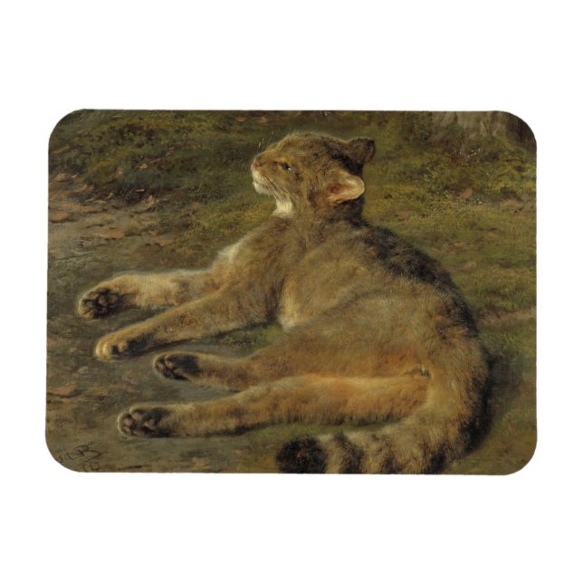 Imán Gato salvaje (de Rosa Bonheur) (Horizontal)