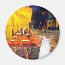 Imán Gato (SH blanco) - Terrace Cafe