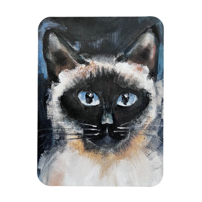 Imán gato siamés (Vertical)