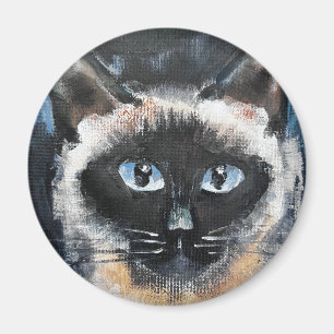 Imán gato siamés