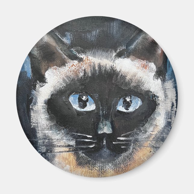 Imán gato siamés (Frente)