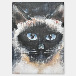 Imán gato siamés
