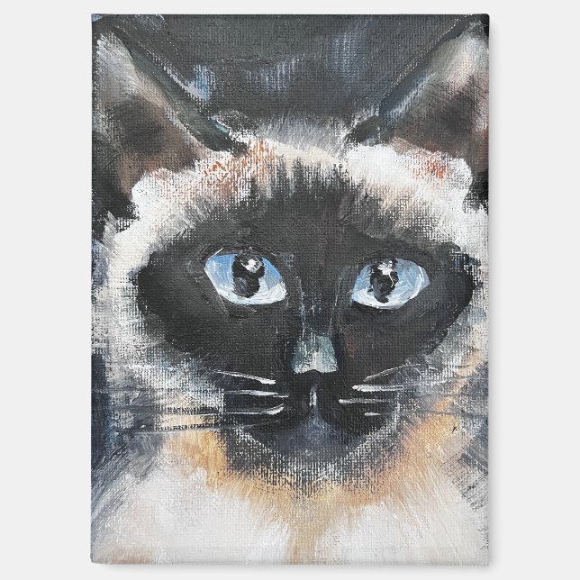 Imán gato siamés (Anverso)