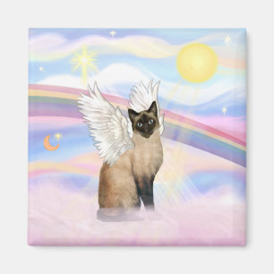 Imán Gato siamés - Nubes