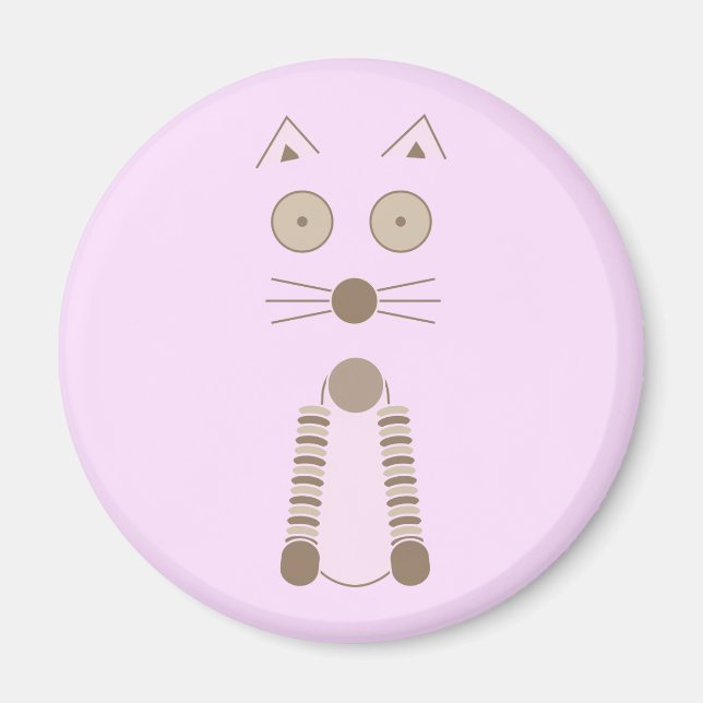 Imán Gato simple (Frente)