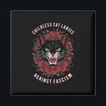 Imán Gato sin hijos contra el fascismo<br><div class="desc">Gato sin hijos contra el fascismo</div>