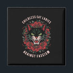 Imán Gato sin hijos contra el fascismo<br><div class="desc">Gato sin hijos contra el fascismo</div>