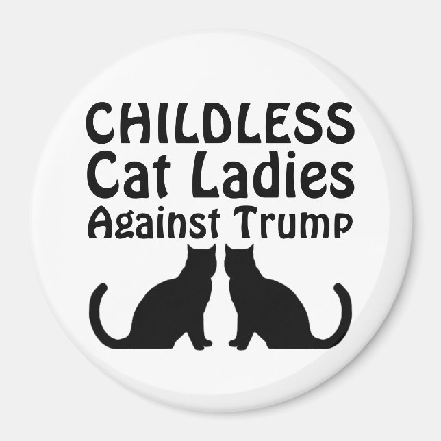 Imán Gato sin hijos contra Trump (Frente)