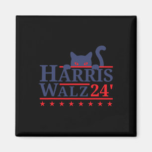 Imán Gato Sin Hijos Dama Para Kamala Harris Tim Wheimer