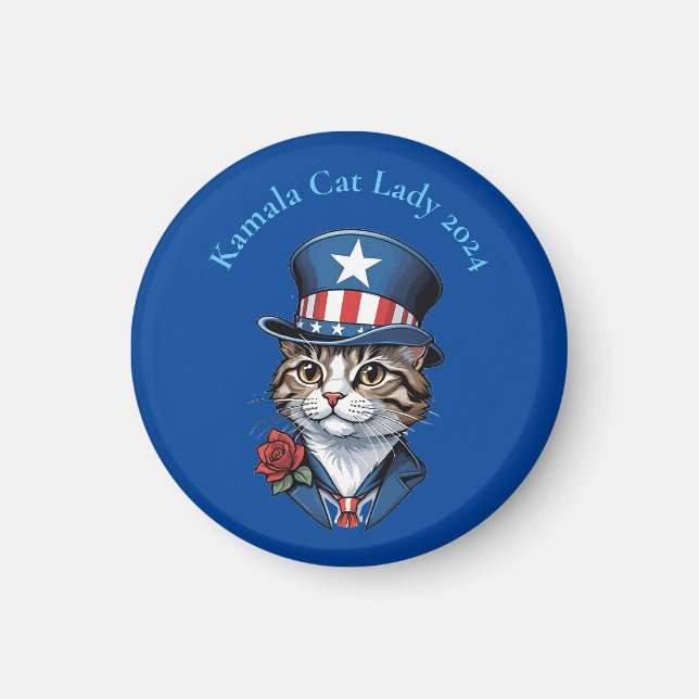Imán Gato sin hijos Lady 2024 Thunder_Cove (Frente)