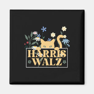 Imán Gato sin hijos Lady Harris Wheimer Waltz Floral Wo