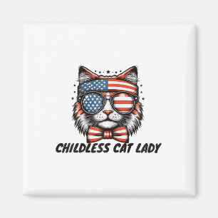 Imán Gato sin hijos Lady Shirt Gato sin hijos