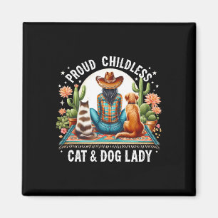 Imán Gato sin hijos y amplificador; animal perrito Lady
