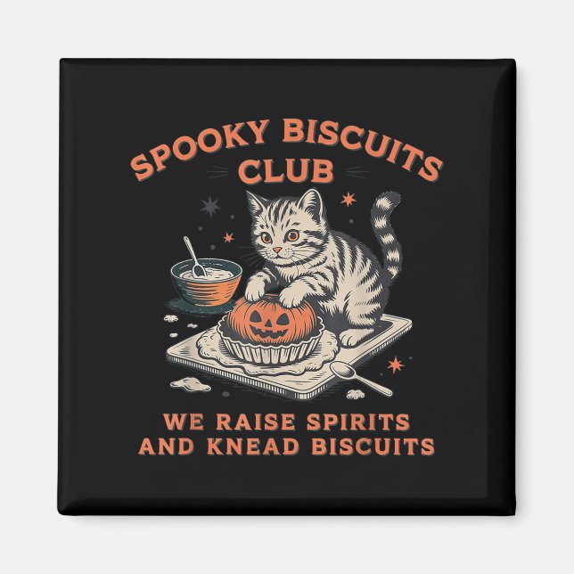 Imán Gato Soky Biscuits Club, Halloween (Frente)