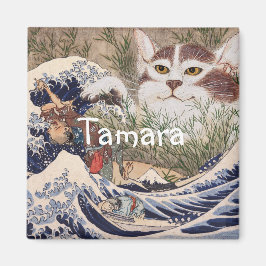 Imán Gato supernatural en la gran ola