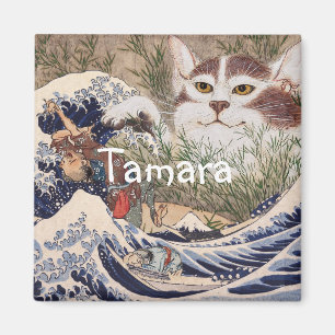 Imán Gato supernatural en la gran ola