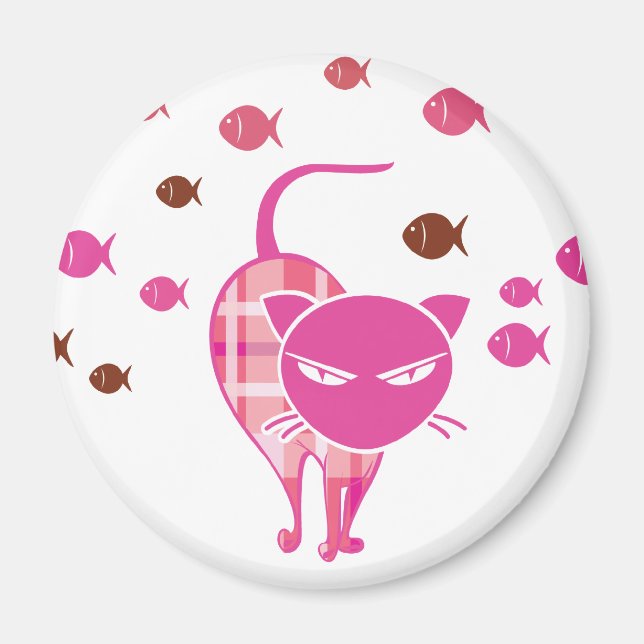 Imán Gato travieso (Frente)