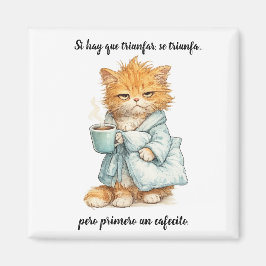 Imán gato triunfador