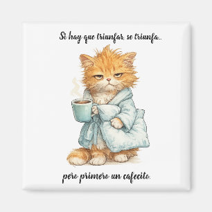 Imán gato triunfador