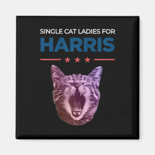 Imán Gato Único Para Harris 2024 Political