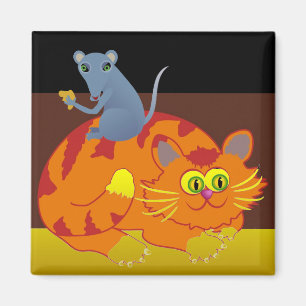 Imán Gato y ratón