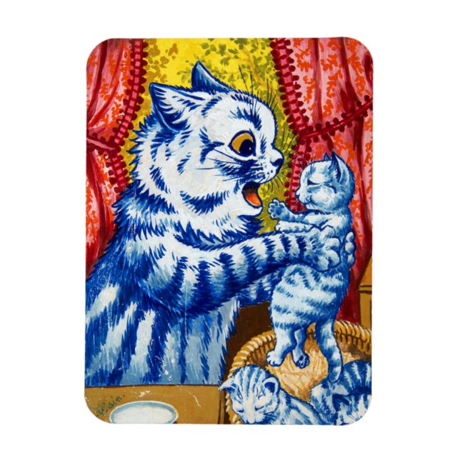 Imán Gato y sus gatitos (Vertical)