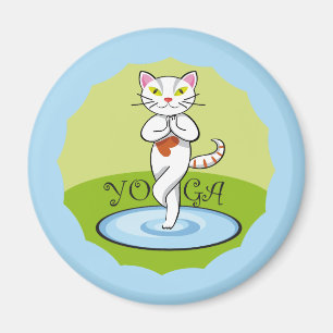 Imán Gato Yoga
