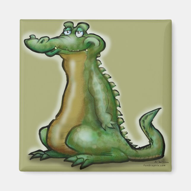 Imán Gator Dude (Frente)