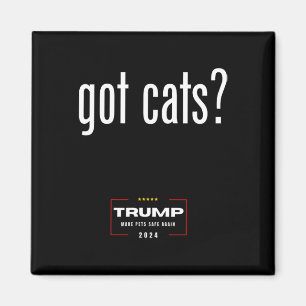 Imán Gatos comiendo gatos de perros - Trump hace que la