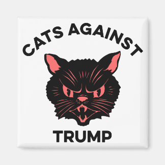 Imán Gatos contra la protesta política de Trump