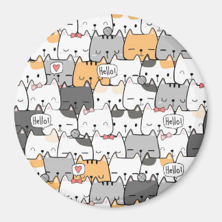 Imán Gatos cortos