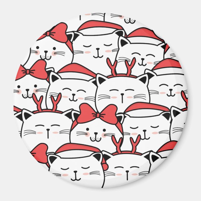 Imán Gatos cortos (Frente)