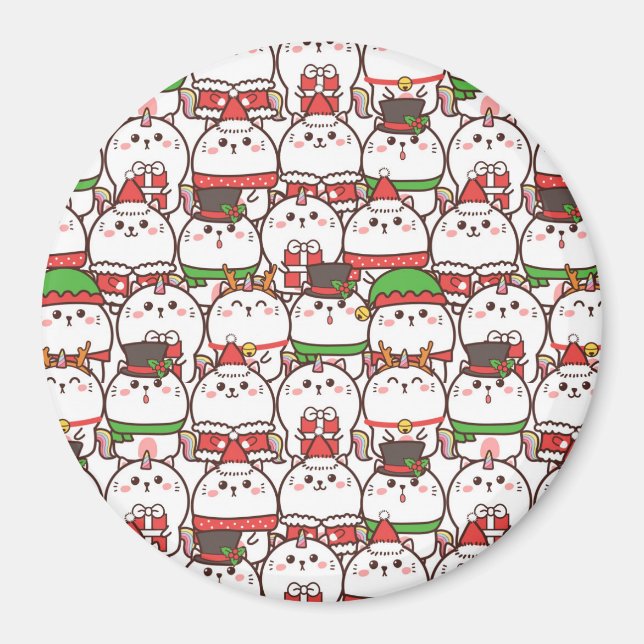 Imán Gatos cortos (Frente)