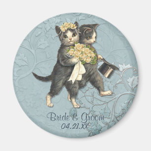 Imán Gatos de Boda