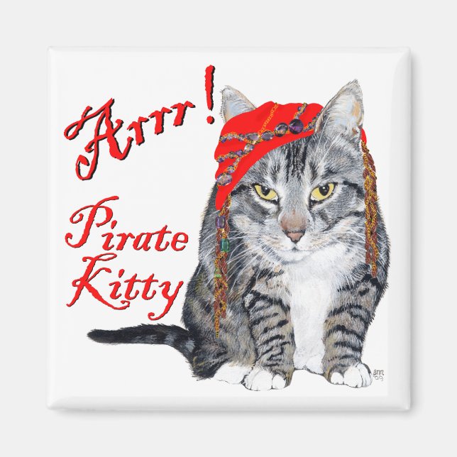Imán Gatos de Kitty de Halloween (Frente)