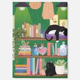 Imán Gatos de librería