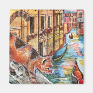 Imán Gatos De Venecia