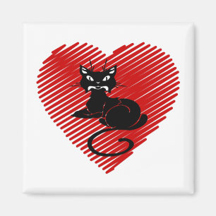Imán Gatos del amor