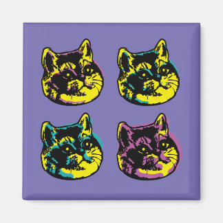 Imán Gatos del Arte Pop Americano El Meme de los Cuatro