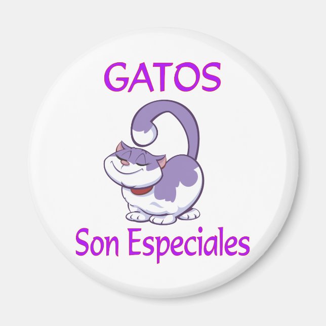 Imán Gatos Especiales (Frente)