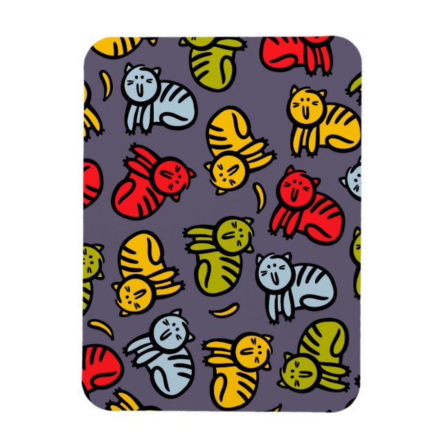 Imán Gatos más bananas (Vertical)