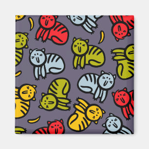 Imán Gatos más bananas